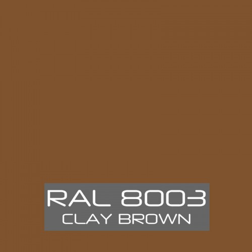 RAL 8003 Clay Brown tinned Paint
